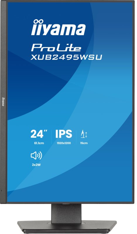 iiyama ProLite / XB2495WSU-B1 / 24,1" / IPS / 1900x1200 / 100Hz / 4ms / Černá - obrázek č. 1