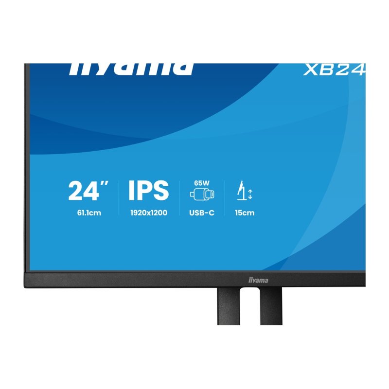 24" iiyama XB2495WSC-B1:IPS,WXGA,USB-C,HAS - obrázek č. 4