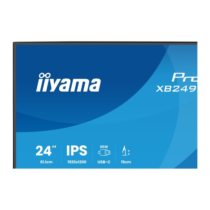 24" iiyama XB2495WSC-B1:IPS,WXGA,USB-C,HAS - obrázek č. 3