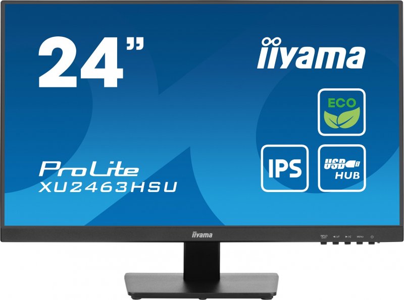 iiyama ProLite/ XU2463HSU-B1/ 23,8"/ IPS/ FHD/ 100Hz/ 3ms/ Black/ 3R - obrázek produktu