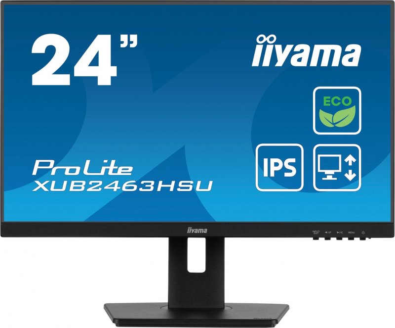 iiyama ProLite/ XUB2463HSU-B1/ 23,8"/ IPS/ FHD/ 100Hz/ 3ms/ Black/ 3R - obrázek produktu