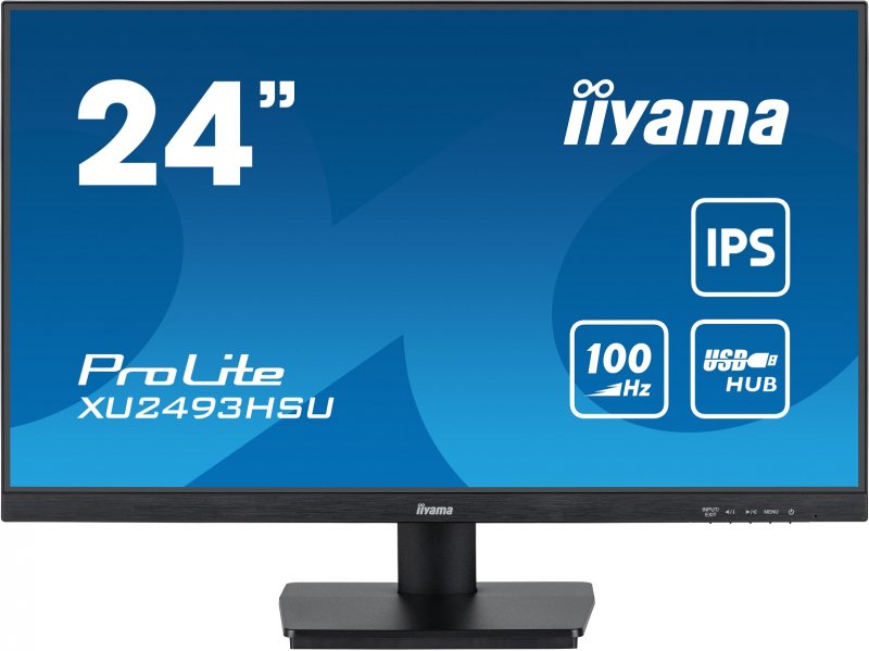 iiyama ProLite/ XU2493HSU-B6/ 23,8"/ IPS/ FHD/ 100Hz/ 1ms/ Black/ 3R - obrázek produktu