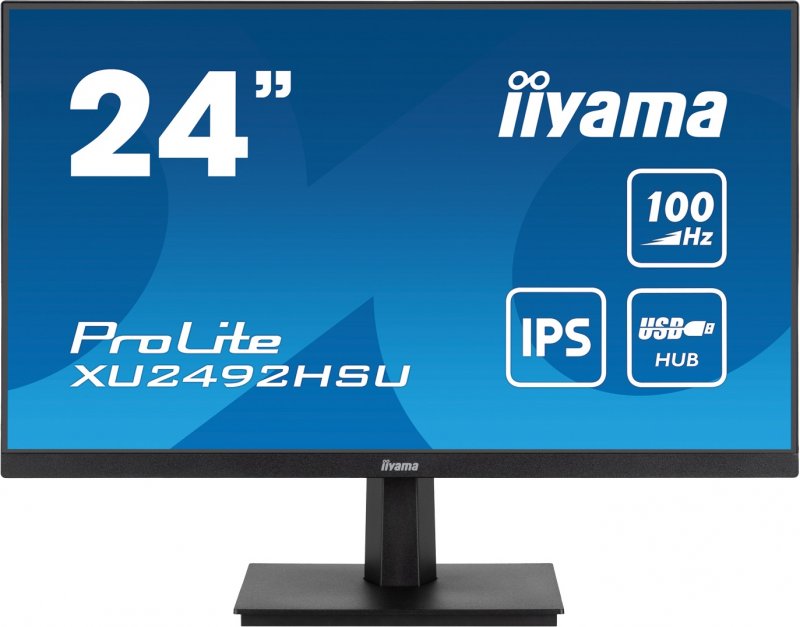 iiyama ProLite/ XU2492HSU-B6/ 23,8"/ IPS/ FHD/ 100Hz/ 0,4ms/ Black/ 3R - obrázek produktu