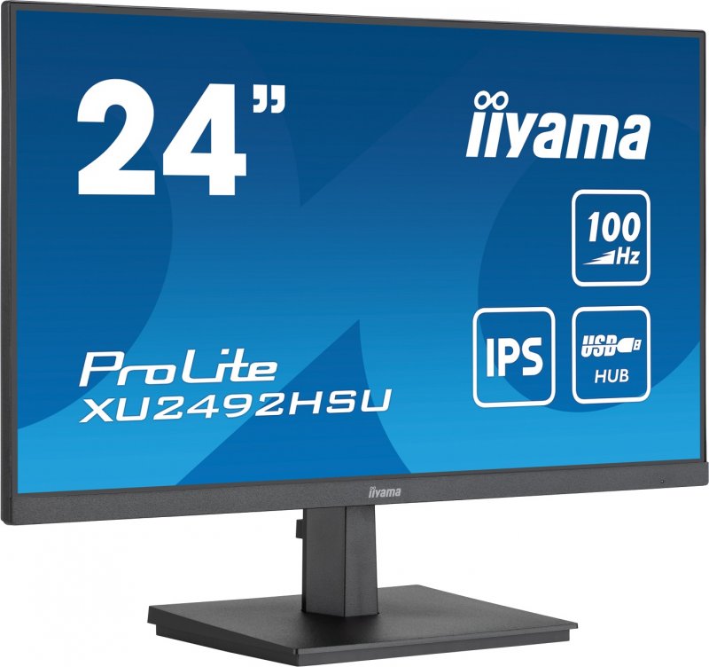 iiyama ProLite/ XU2492HSU-B6/ 23,8"/ IPS/ FHD/ 100Hz/ 0,4ms/ Black/ 3R - obrázek č. 1