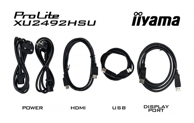 iiyama ProLite/ XU2492HSU-B6/ 23,8"/ IPS/ FHD/ 100Hz/ 0,4ms/ Black/ 3R - obrázek č. 3