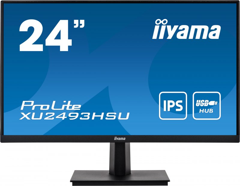iiyama ProLite/ XU2493HSU-B1/ 23,8"/ IPS/ FHD/ 60Hz/ 4ms/ Black/ 3R - obrázek produktu
