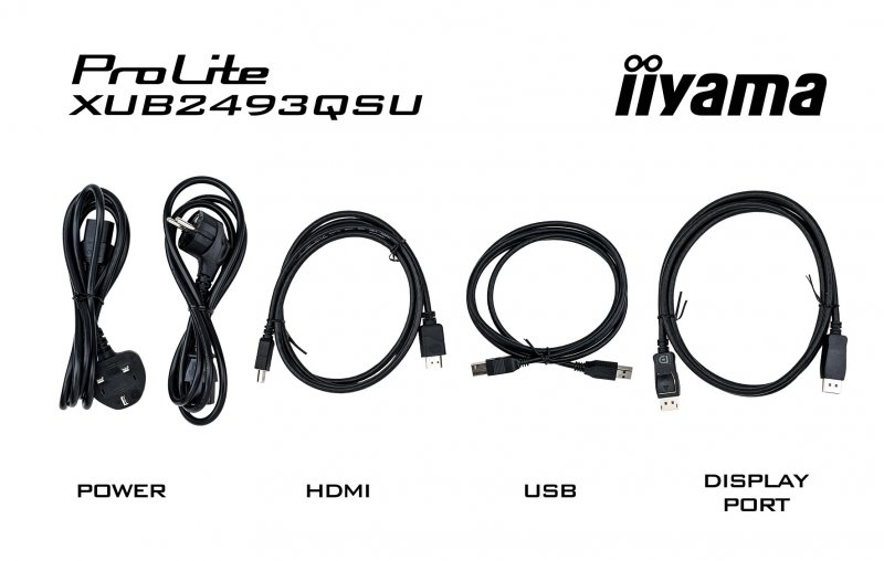 iiyama ProLite/ XUB2493QSU-B5/ 23,8"/ IPS/ QHD/ 60Hz/ 4ms/ Black/ 3R - obrázek č. 7