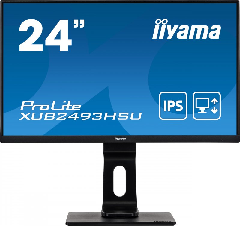 iiyama ProLite/ XUB2493HSU-B1/ 23,8"/ IPS/ FHD/ 60Hz/ 4ms/ Black/ 3R - obrázek produktu