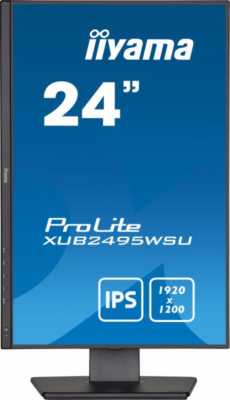 iiyama ProLite/ XUB2495WSU-B5/ 24,1"/ IPS/ 1920x1200/ 60Hz/ 5ms/ Black/ 3R - obrázek č. 1