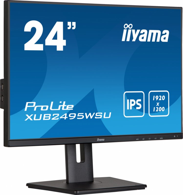iiyama ProLite/ XUB2495WSU-B5/ 24,1"/ IPS/ 1920x1200/ 60Hz/ 5ms/ Black/ 3R - obrázek č. 4