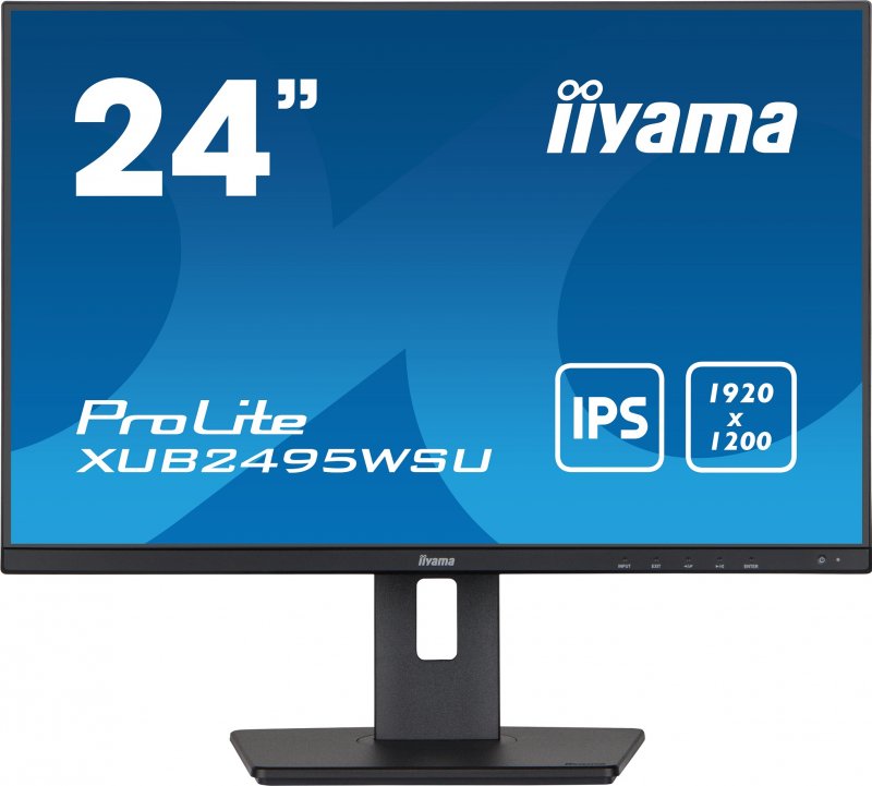 iiyama ProLite/ XUB2495WSU-B5/ 24,1"/ IPS/ 1920x1200/ 60Hz/ 5ms/ Black/ 3R - obrázek produktu