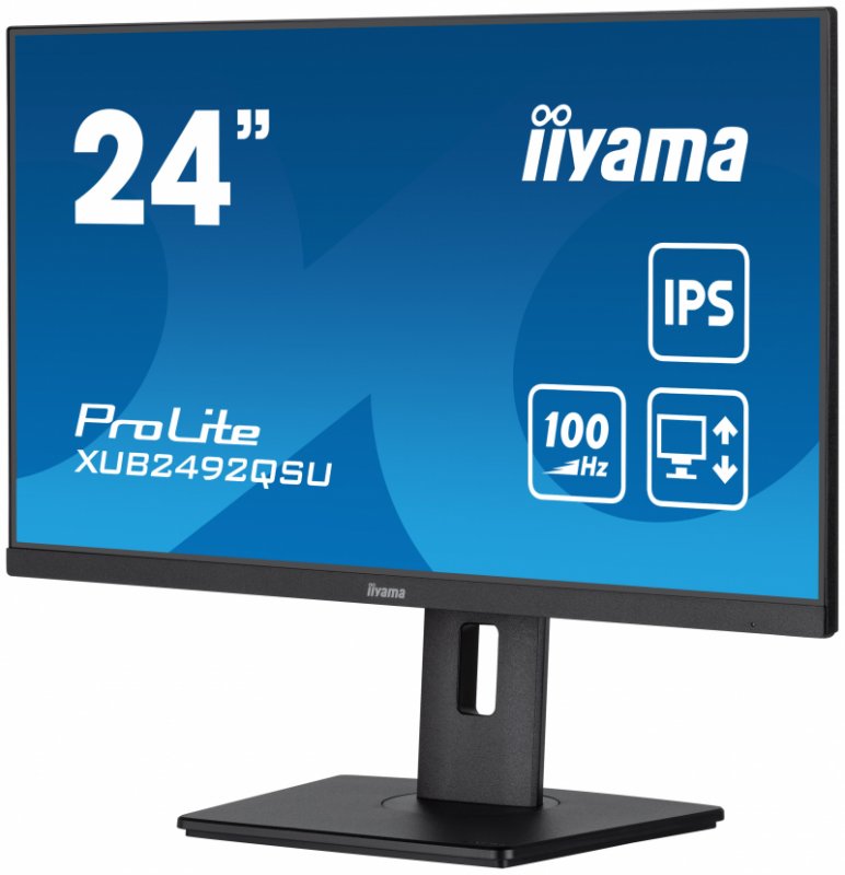 iiyama ProLite/ XUB2492QSU-B1/ 23,8"/ IPS/ QHD/ 100Hz/ 0,5ms/ Black/ 3R - obrázek č. 6