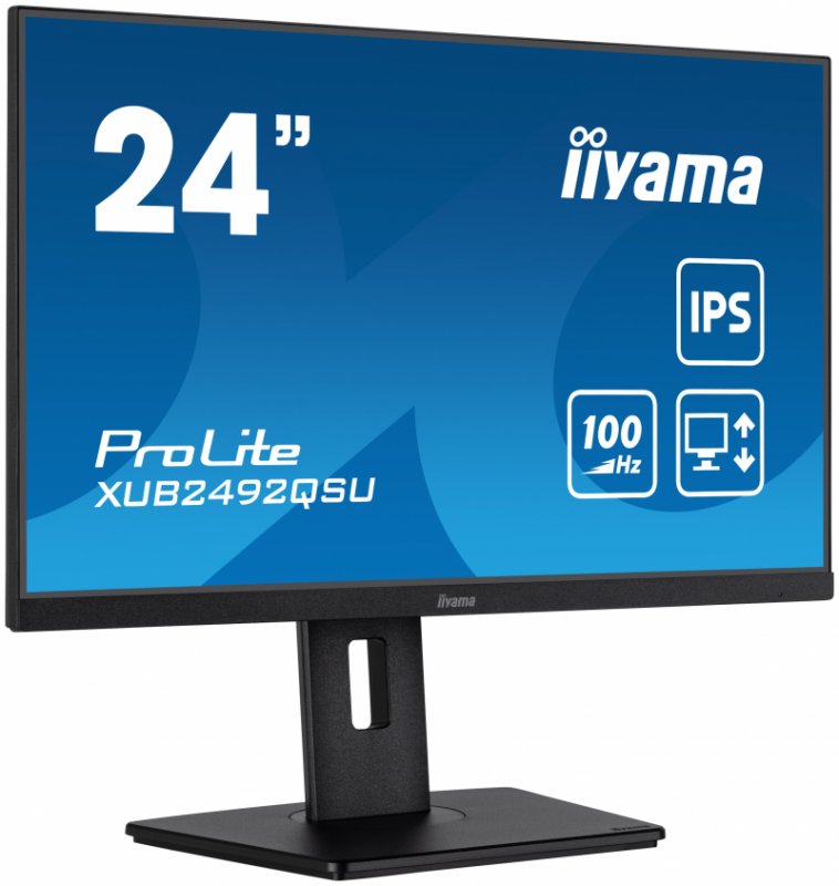 iiyama ProLite/ XUB2492QSU-B1/ 23,8"/ IPS/ QHD/ 100Hz/ 0,5ms/ Black/ 3R - obrázek č. 1