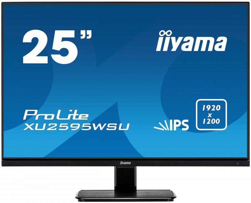 25" iiyama XU2595WSU-B1: IPS, WUXGA (16:10)@75Hz, 300cd/ m2, 4ms, VGA, HDMI, DP, USB, FreeSync, černý - obrázek produktu