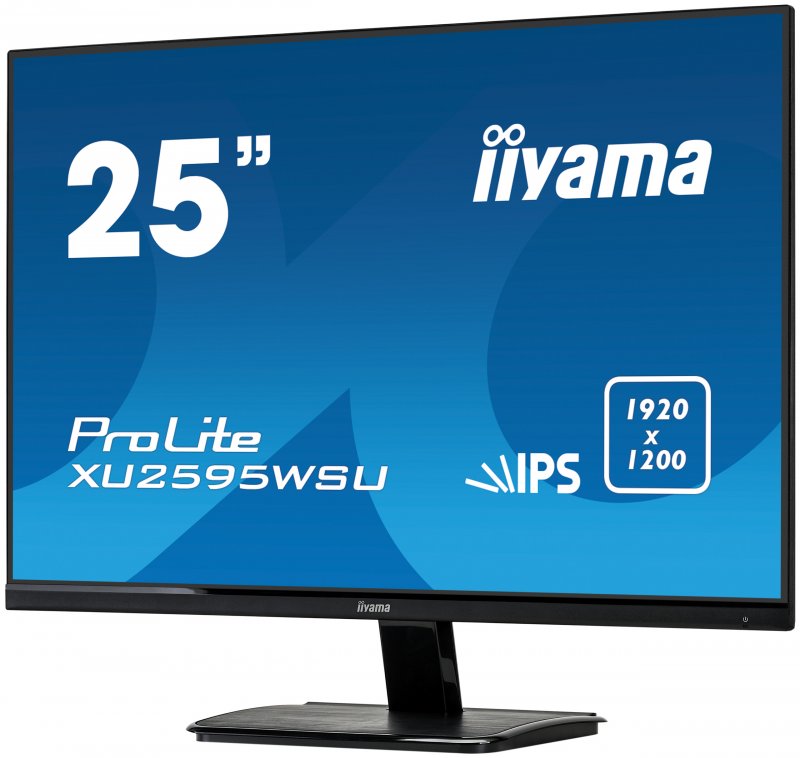 25" iiyama XU2595WSU-B1: IPS, WUXGA (16:10)@75Hz, 300cd/ m2, 4ms, VGA, HDMI, DP, USB, FreeSync, černý - obrázek č. 2