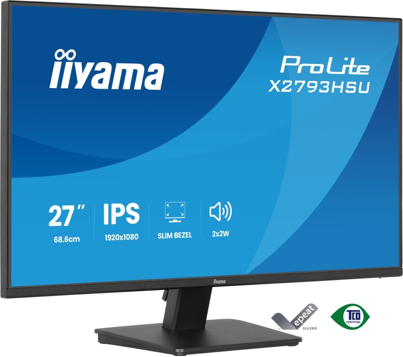iiyama ProLite / X2793HSU-B1 / 27" / IPS / FHD / 120Hz / 1ms / Černá - obrázek č. 1