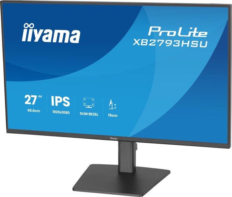 iiyama ProLite / XB2793HSU-B1 / 27" / IPS / FHD / 120Hz / 1ms / Černá - obrázek č. 3