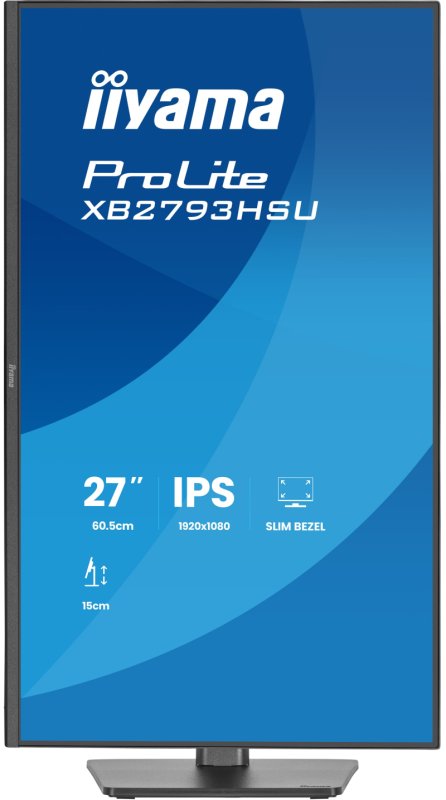 iiyama ProLite / XB2793HSU-B1 / 27" / IPS / FHD / 120Hz / 1ms / Černá - obrázek č. 1