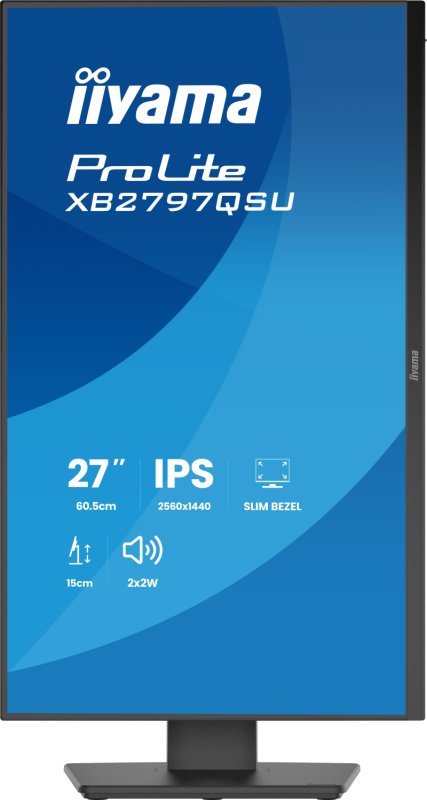 iiyama ProLite / XB2797QSU-B1 / 27" / IPS / QHD / 75Hz / 1ms / Černá - obrázek č. 1