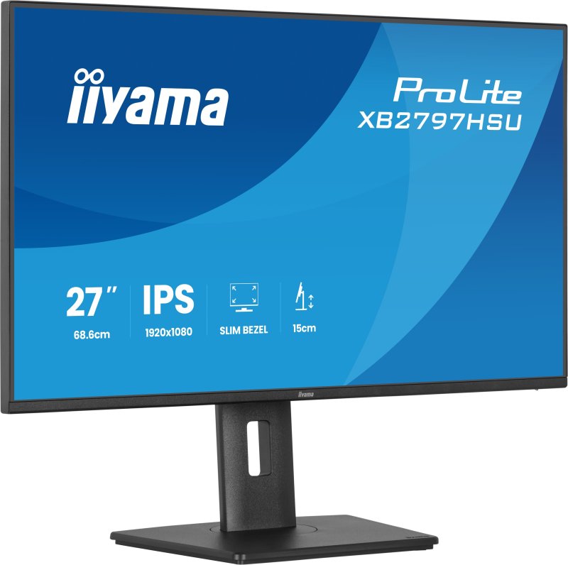 iiyama ProLite / XB2797HSU-B1 / 27" / IPS / FHD / 120Hz / 4ms / Černá - obrázek č. 2