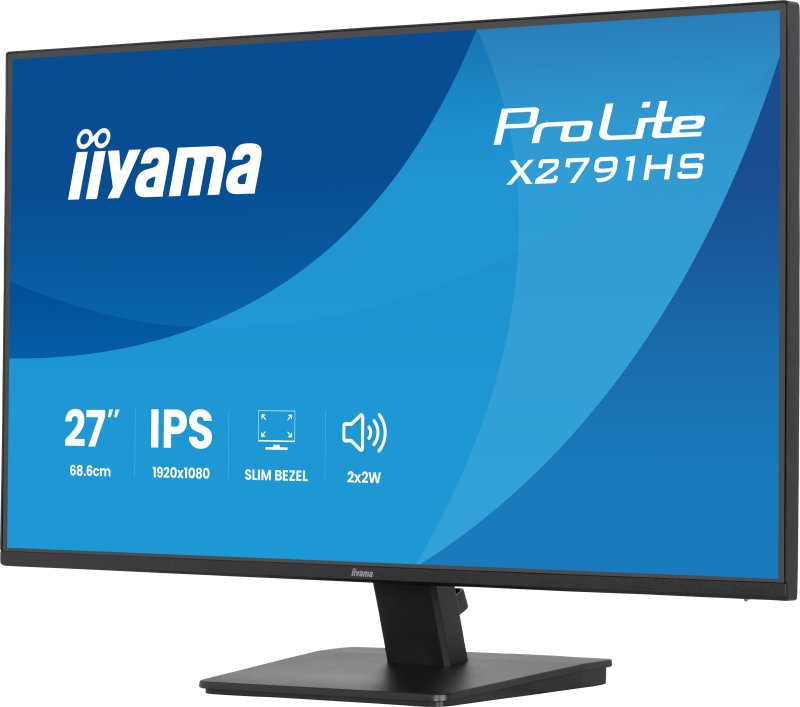 iiyama ProLite / X2791HS-B1 / 27" / IPS / FHD / 120Hz / 1ms / Černá - obrázek č. 2