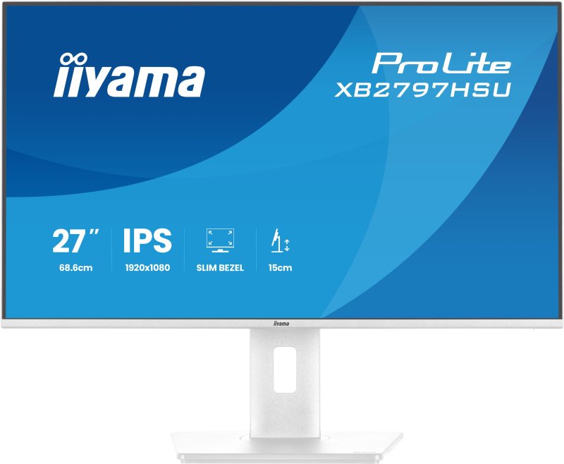 iiyama ProLite / XB2797HSU-W1 / 27" / IPS / FHD / 120Hz / 1ms / Bílá - obrázek produktu