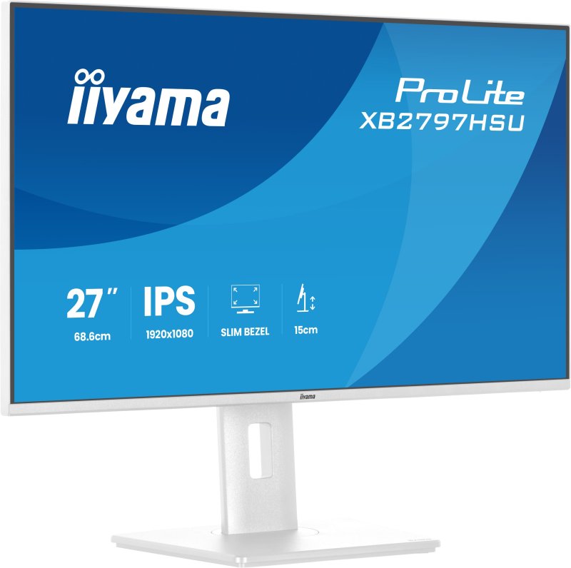 iiyama ProLite / XB2797HSU-W1 / 27" / IPS / FHD / 120Hz / 1ms / Bílá - obrázek č. 4
