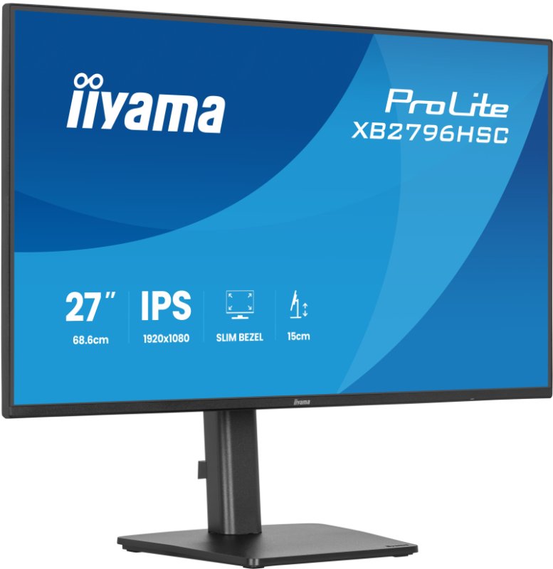 iiyama ProLite / XB2796HSC-B1 / 27" / IPS / FHD / 144Hz / 3ms / Černá - obrázek č. 2