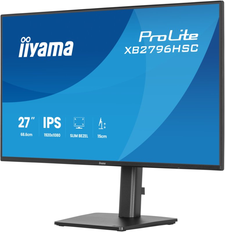 iiyama ProLite / XB2796HSC-B1 / 27" / IPS / FHD / 144Hz / 3ms / Černá - obrázek č. 3
