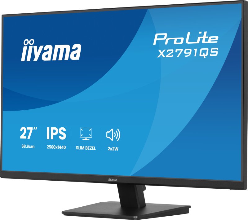 27" iiyama X2791QS-B1:IPS,QHD,HDMI,DP - obrázek č. 2