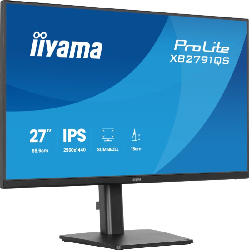 iiyama ProLite / XB2791QS-B1 / 27" / IPS / QHD / 75Hz / 1ms / Černá - obrázek č. 4