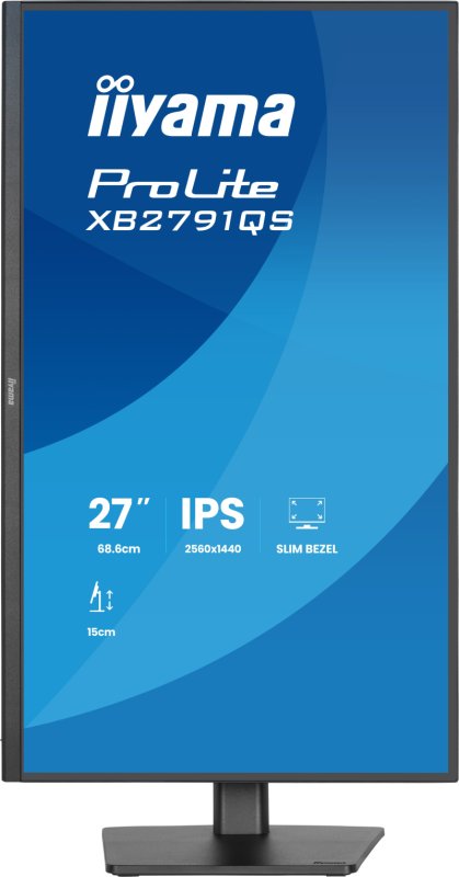 iiyama ProLite / XB2791QS-B1 / 27" / IPS / QHD / 75Hz / 1ms / Černá - obrázek č. 1