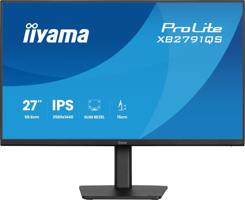 iiyama ProLite / XB2791QS-B1 / 27" / IPS / QHD / 75Hz / 1ms / Černá - obrázek produktu