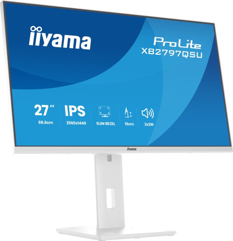 iiyama ProLite / XB2797QSU-W1 / 27" / IPS / QHD / 75Hz / 1ms / Bílá - obrázek č. 12