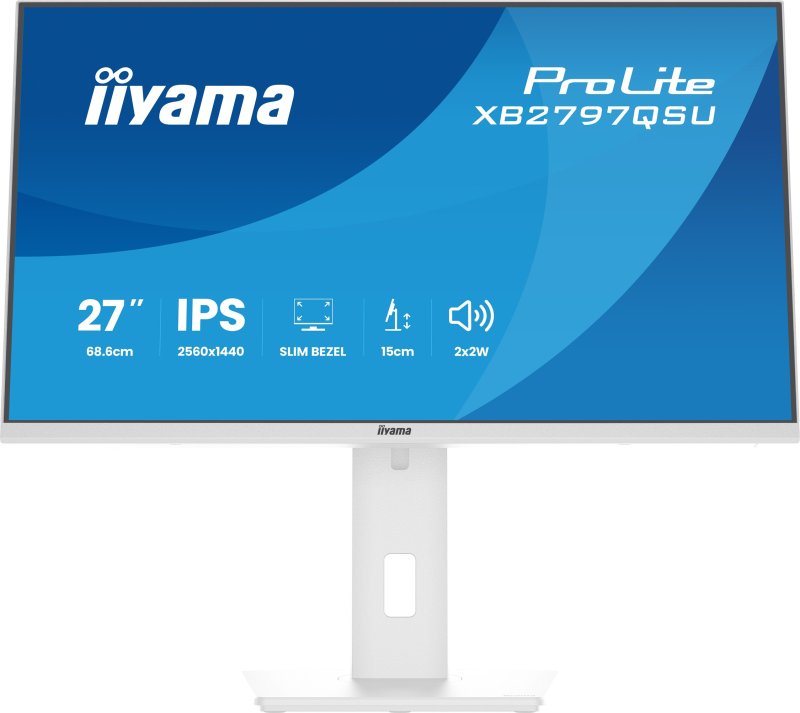 iiyama ProLite / XB2797QSU-W1 / 27" / IPS / QHD / 75Hz / 1ms / Bílá - obrázek č. 10