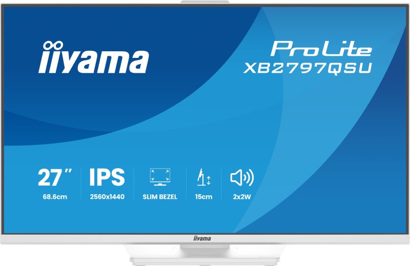 iiyama ProLite / XB2797QSU-W1 / 27" / IPS / QHD / 75Hz / 1ms / Bílá - obrázek č. 11
