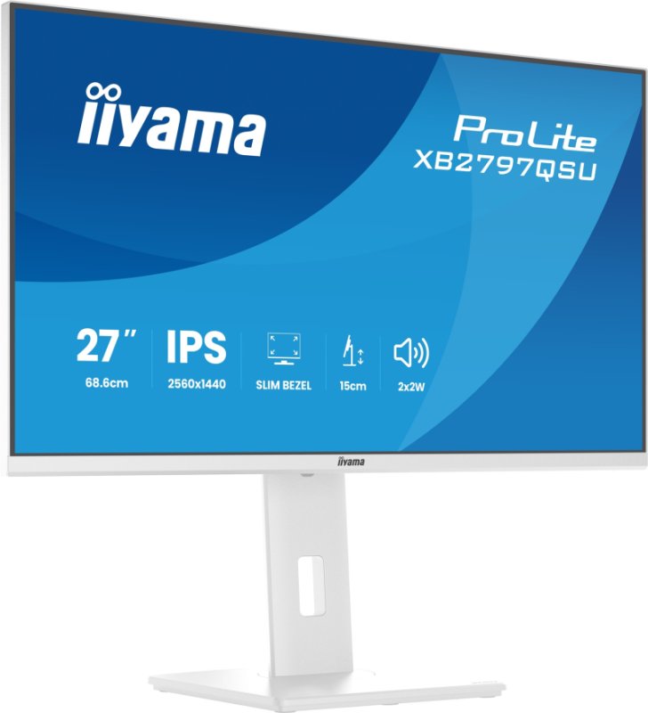 iiyama ProLite / XB2797QSU-W1 / 27" / IPS / QHD / 75Hz / 1ms / Bílá - obrázek č. 14