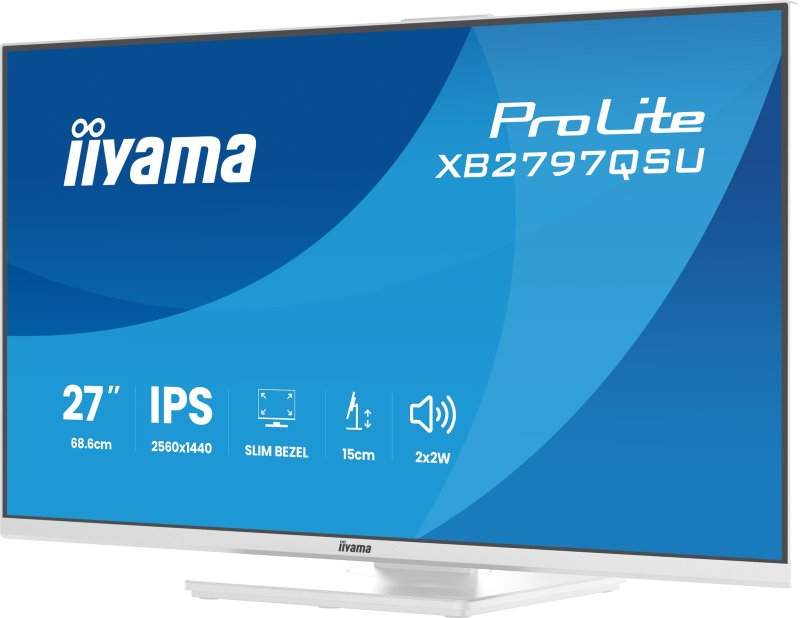 iiyama ProLite / XB2797QSU-W1 / 27" / IPS / QHD / 75Hz / 1ms / Bílá - obrázek č. 17