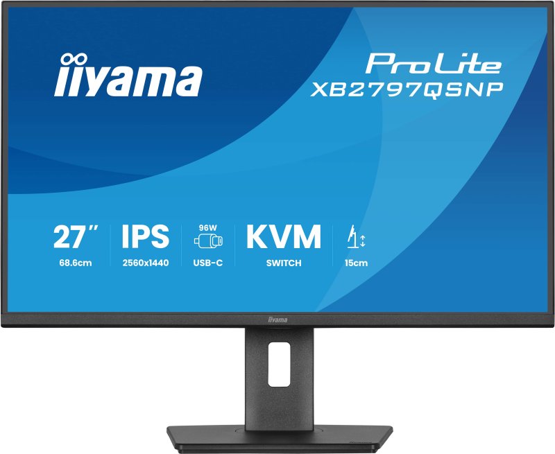 iiyama ProLite / XB2797QSNP-B1 / 27" / IPS / QHD / 75Hz / 1ms / Černá - obrázek produktu