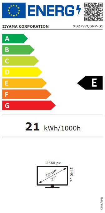 iiyama ProLite / XB2797QSNP-B1 / 27" / IPS / QHD / 75Hz / 1ms / Černá - obrázek č. 4