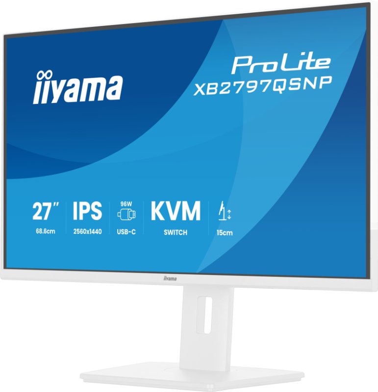 iiyama ProLite / XB2797QSNP-W1 / 27" / IPS / QHD / 75Hz / 1ms / Bílá - obrázek č. 6