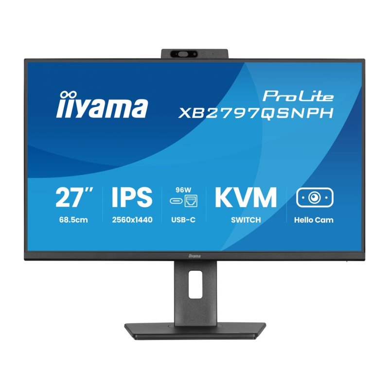 27" iiyama XB2797QSNPH-B1:IPS,QHD,USB-dock,cam - obrázek č. 18