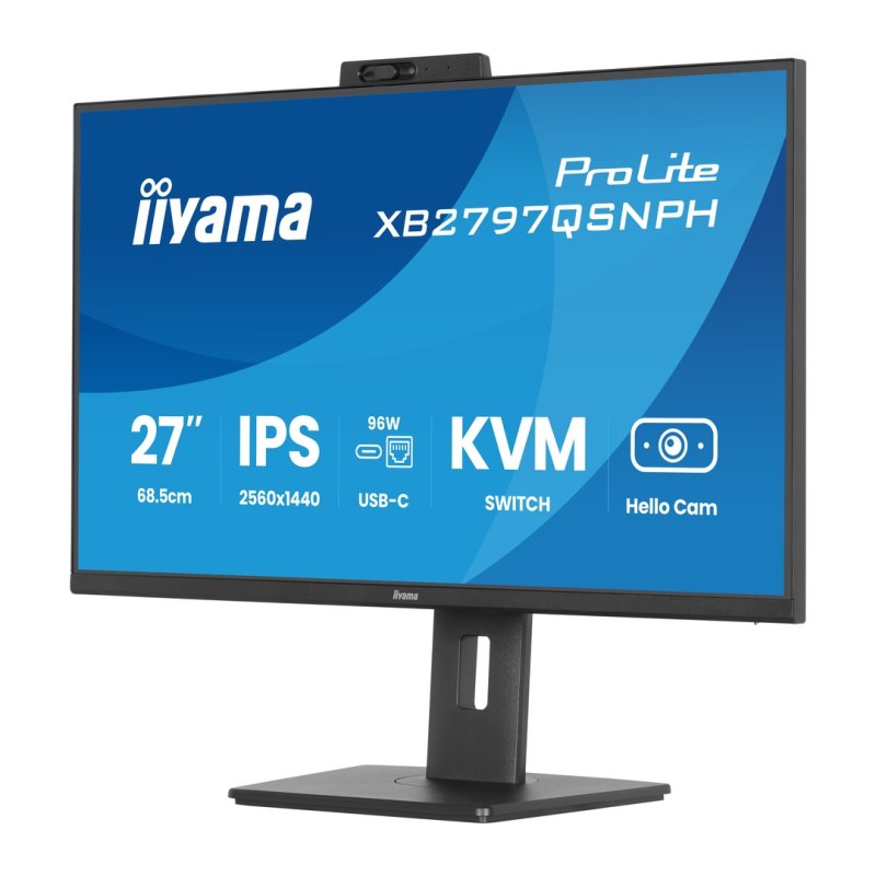 27" iiyama XB2797QSNPH-B1:IPS,QHD,USB-dock,cam - obrázek č. 22