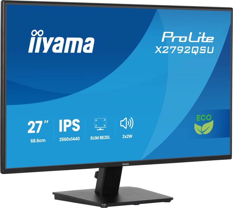 iiyama ProLite / X2792QSU-B1 / 27" / IPS / QHD / 120Hz / 3ms / Černá - obrázek č. 1