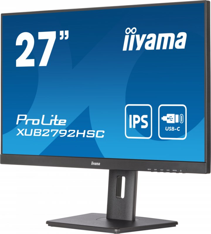 iiyama ProLite/ XUB2792HSC-B5/ 27"/ IPS/ FHD/ 75Hz/ 4ms/ Black/ 3R - obrázek produktu
