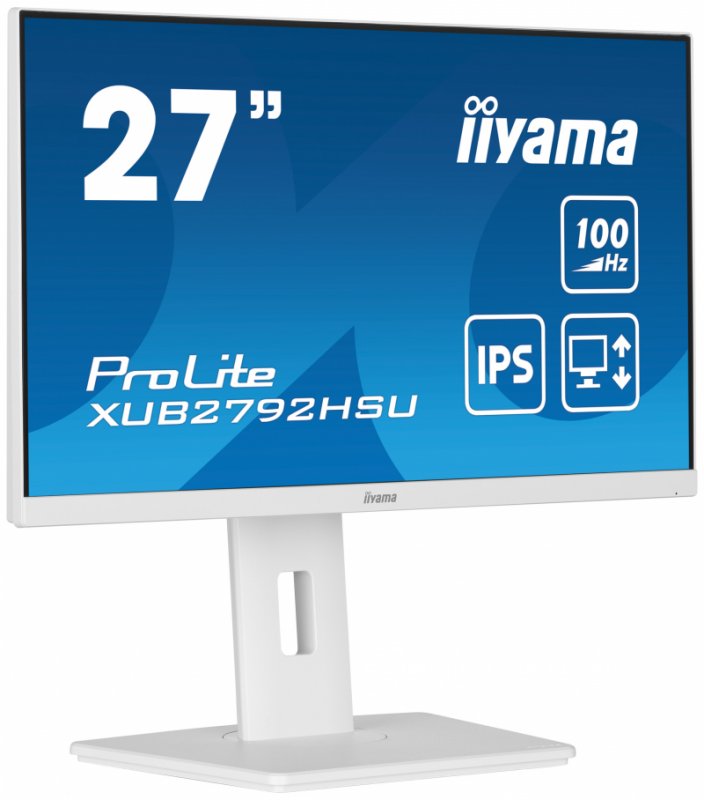 iiyama ProLite/ XUB2792HSU-W6/ 27"/ IPS/ FHD/ 100Hz/ 0,4ms/ White/ 3R - obrázek č. 6