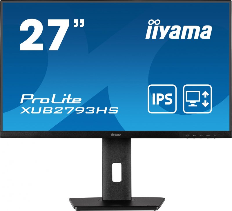 iiyama ProLite/ XUB2793HS-B6/ 27"/ IPS/ FHD/ 100Hz/ 1ms/ Black/ 3R - obrázek produktu