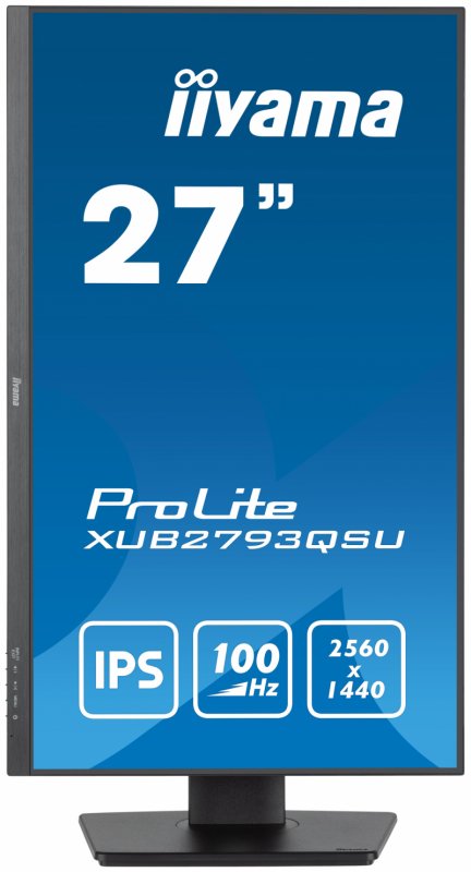 iiyama ProLite/ XUB2793QSU-B6/ 27"/ IPS/ QHD/ 100Hz/ 1ms/ Black/ 3R - obrázek č. 1