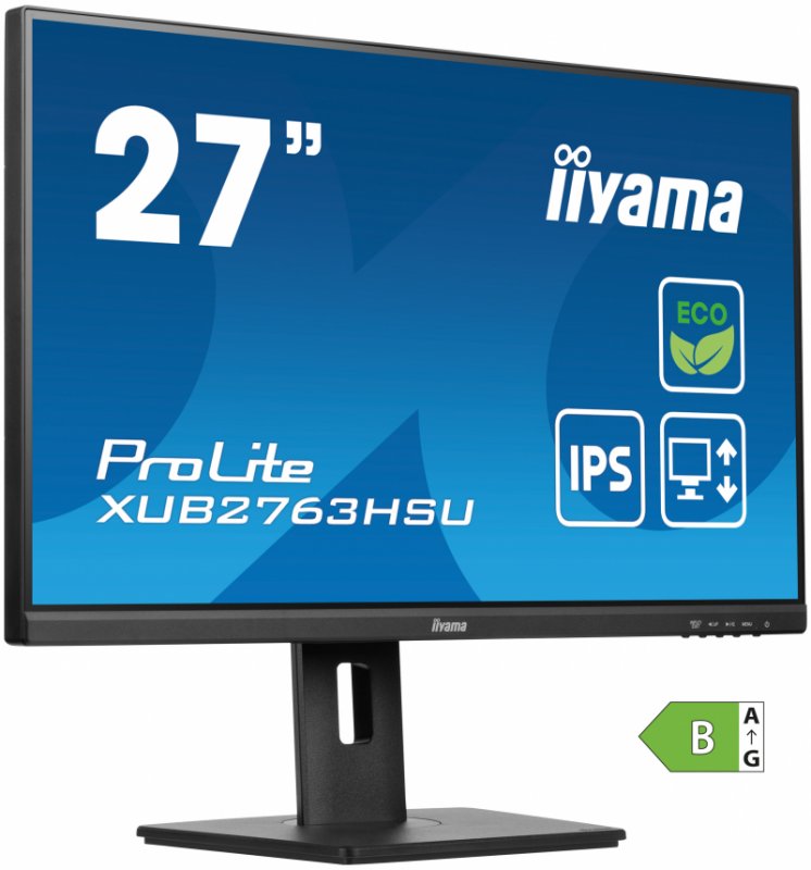 iiyama ProLite/ XUB2763HSU-B1/ 27"/ IPS/ FHD/ 100Hz/ 3ms/ Black/ 3R - obrázek č. 5