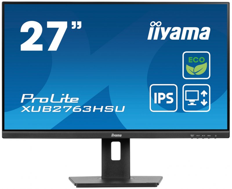 iiyama ProLite/ XUB2763HSU-B1/ 27"/ IPS/ FHD/ 100Hz/ 3ms/ Black/ 3R - obrázek produktu